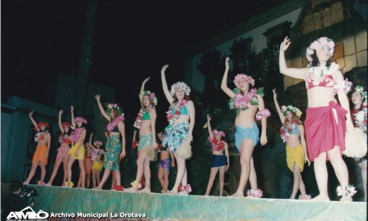 Carnaval 2000 - La Orotava. Gala elección de la Reina