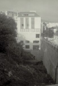 Obras de ampliación de la plaza de la Constitución.<br>Fondo fotográfico Archivo Municipal La Orotava