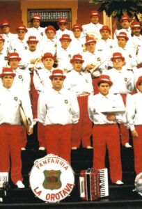 Fanfarria Peña El Casco.<br>Fondo fotográfico Archivo Municipal La Orotava.