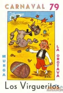 Programa Murga Los Virgueritos. 1979.<br>Fondo Archivo Municipal La Orotava.