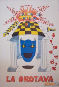 Cartel Carnaval 1986.<br>Fondo Archivo Municipal La Orotava.