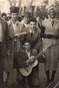 Grupo disfrazado.<br>Donación Andrés Dorta Hernández